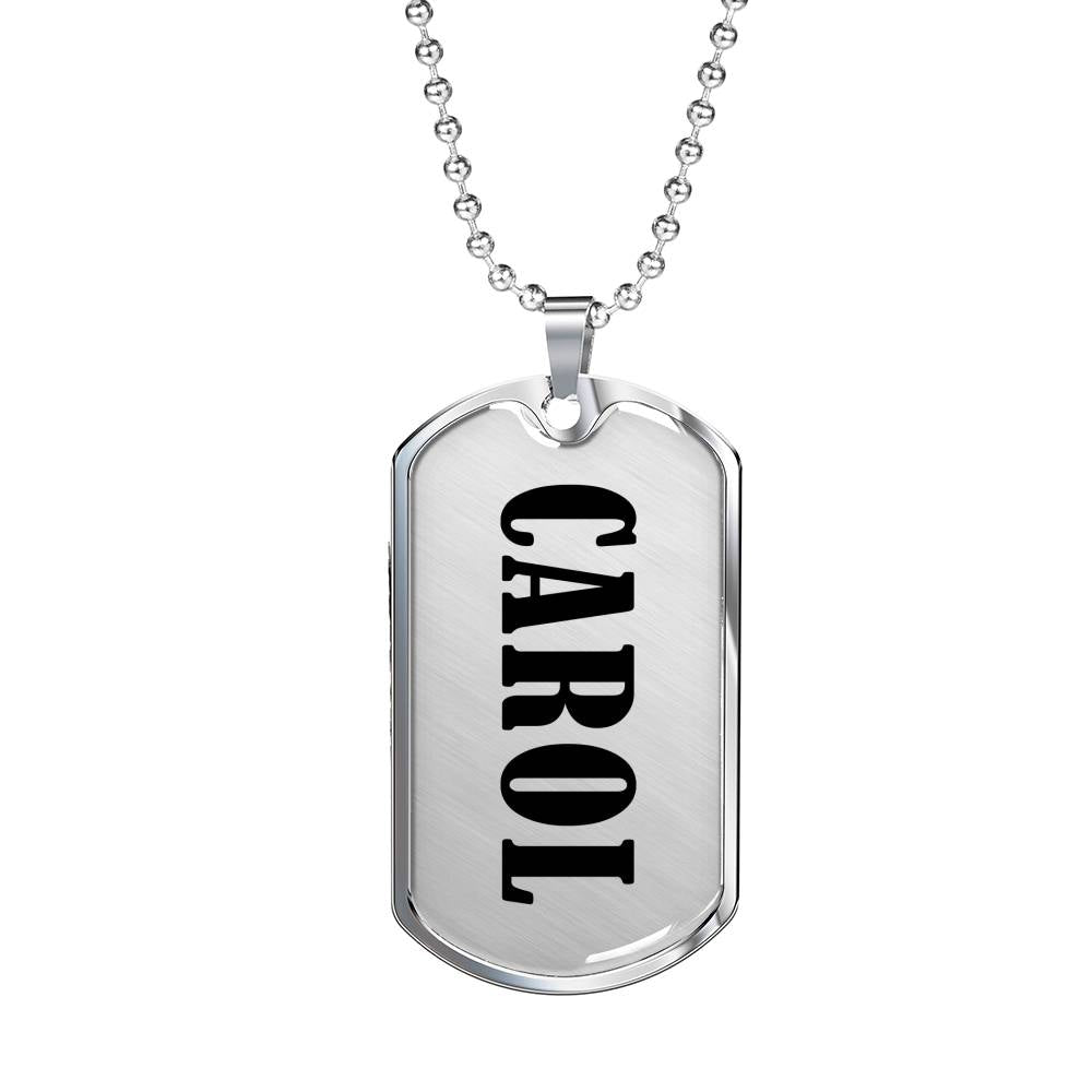 Carol v01 - Luxury Dog Tag Necklace