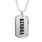 Kendra v01 - Luxury Dog Tag Necklace