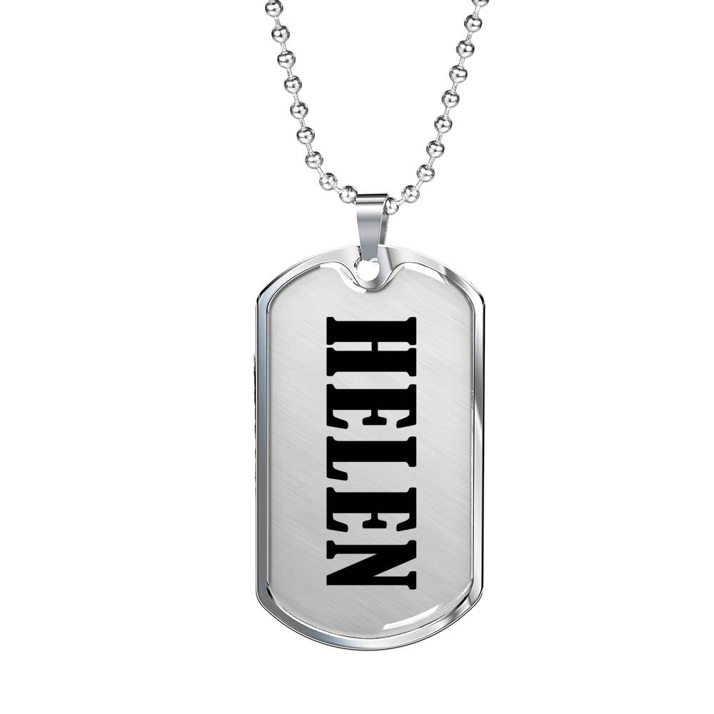 Helen v01 - Luxury Dog Tag Necklace