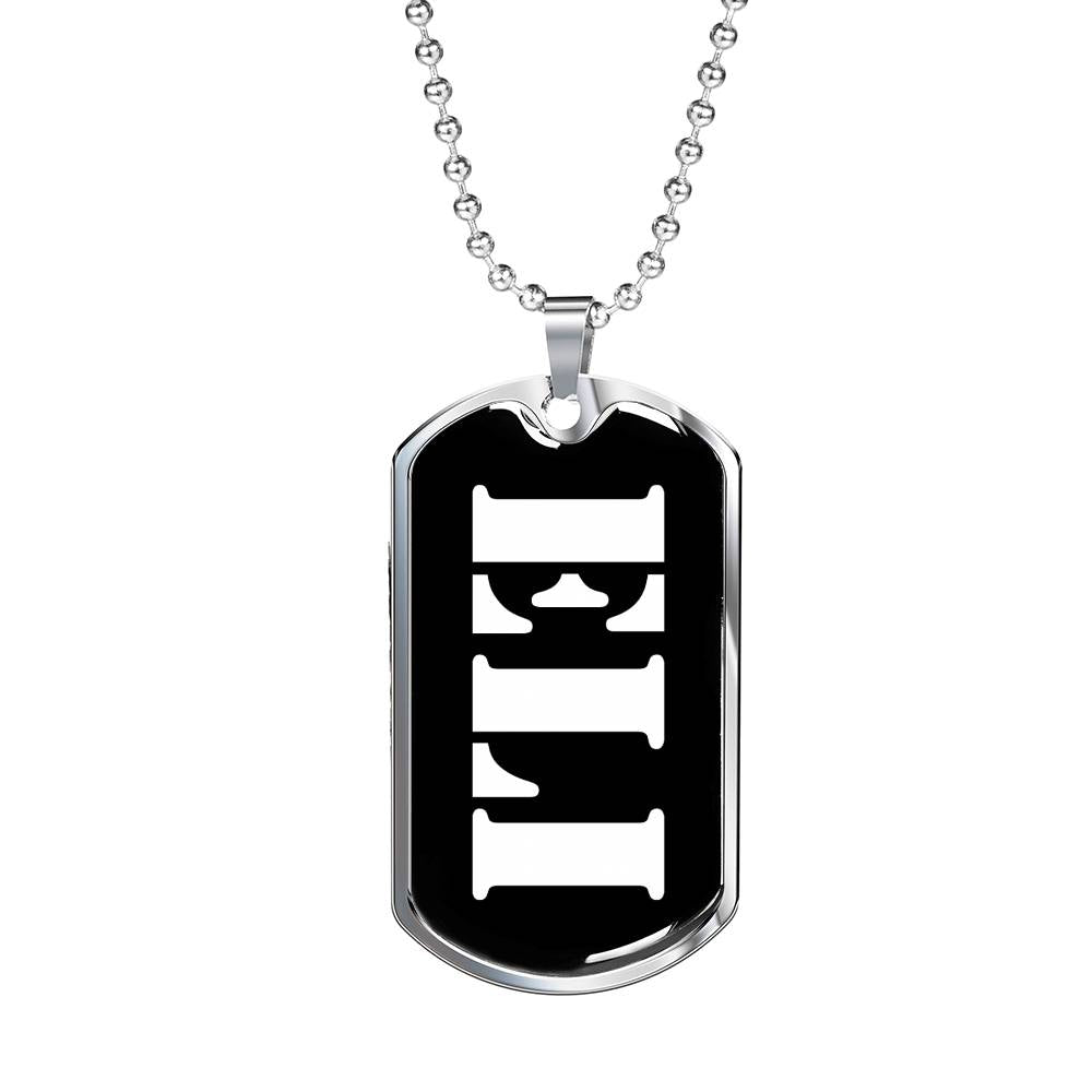 Eli v2 - Luxury Dog Tag Necklace
