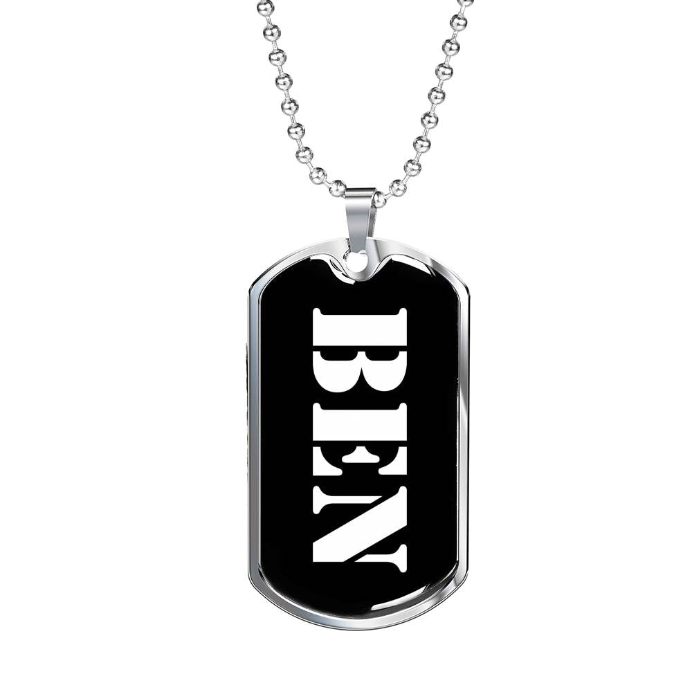 Ben v2 - Luxury Dog Tag Necklace