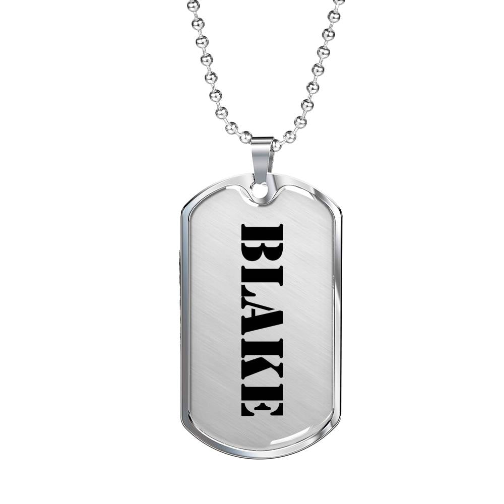 Blake - Luxury Dog Tag Necklace