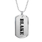 Blake - Luxury Dog Tag Necklace