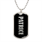 Patrice v02 - Luxury Dog Tag Necklace