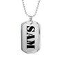 Sam - Luxury Dog Tag Necklace