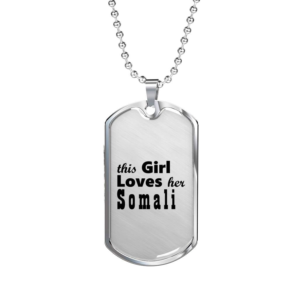 Somali - Luxury Dog Tag Necklace