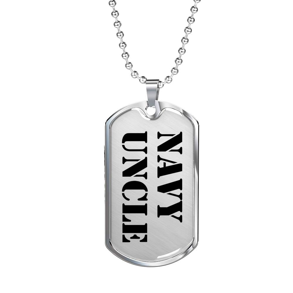 Navy Uncle - Luxury Dog Tag Necklace