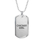 Chicago Girl - Luxury Dog Tag Necklace
