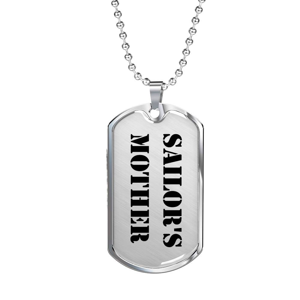 Sailor's Mother - Luxury Dog Tag Necklace