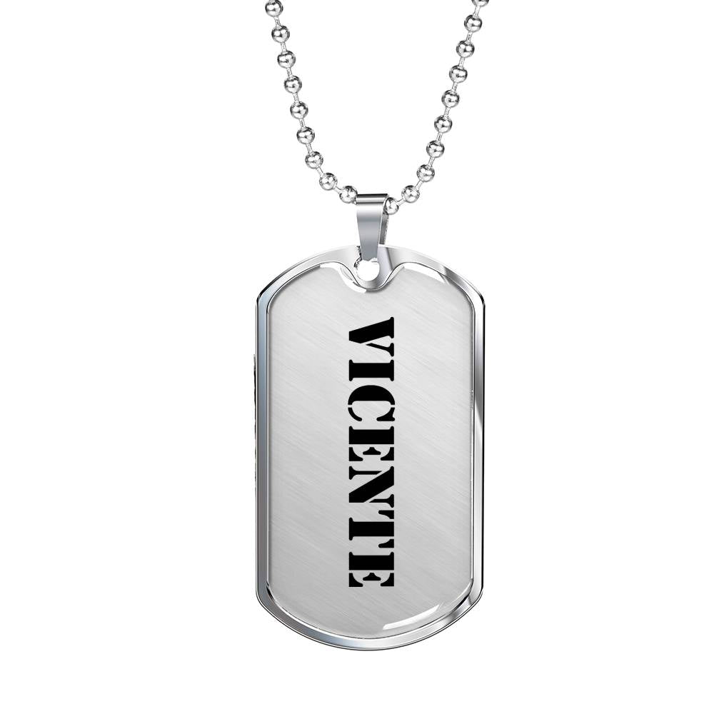 Vicente - Luxury Dog Tag Necklace