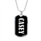 Casey v03 - Luxury Dog Tag Necklace
