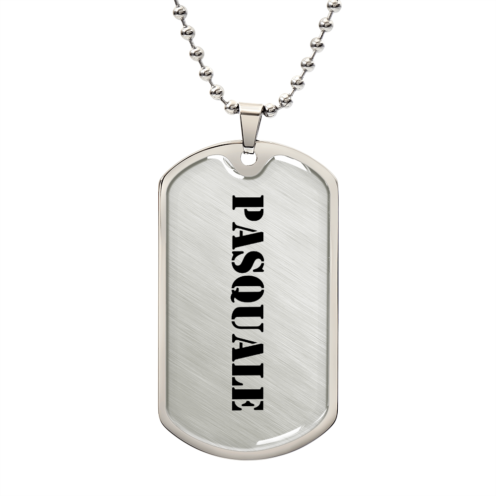 Pasquale - Luxury Dog Tag Necklace