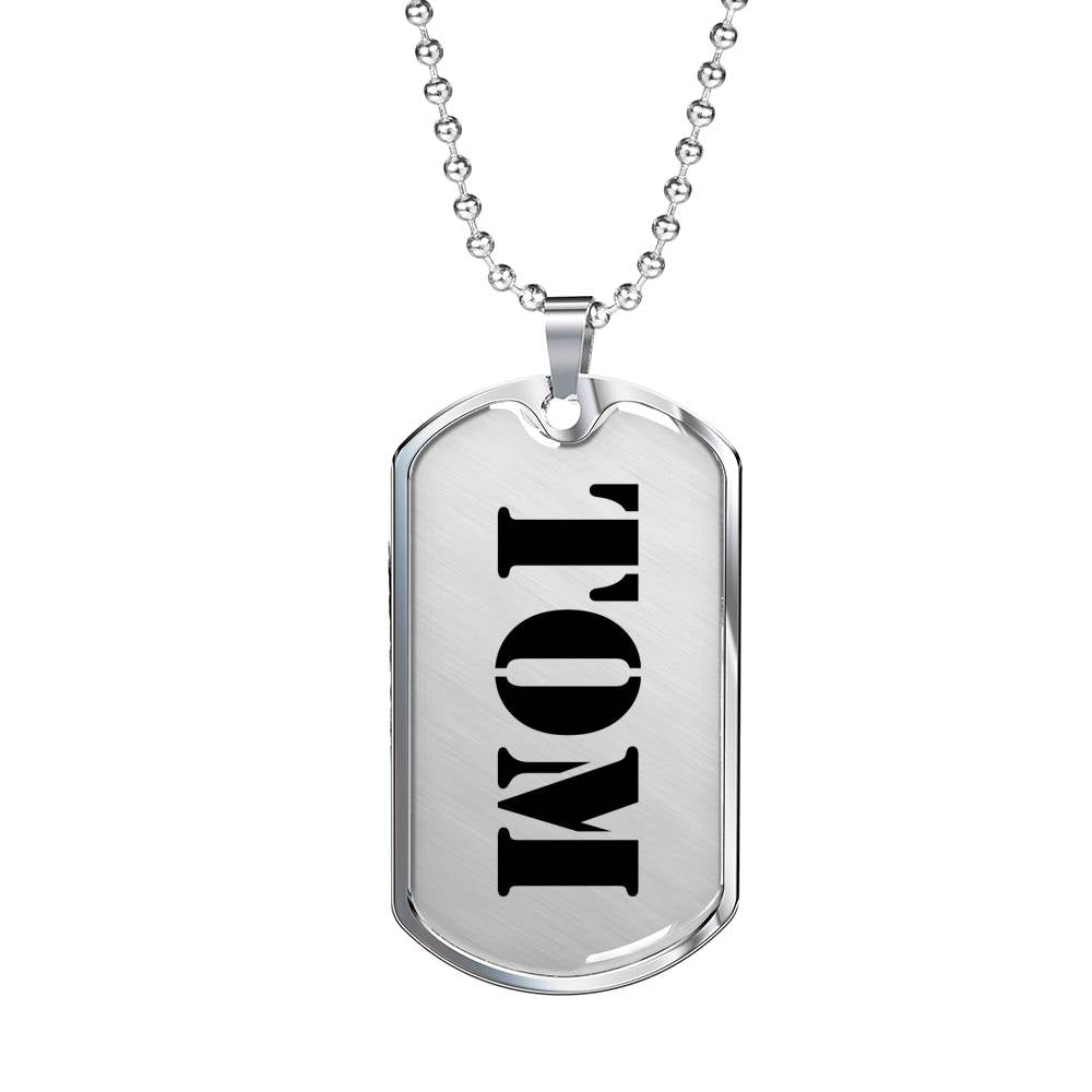 Tom - Luxury Dog Tag Necklace