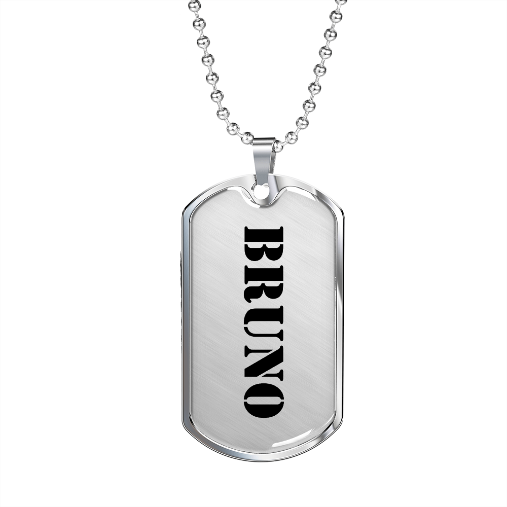 Bruno - Luxury Dog Tag Necklace