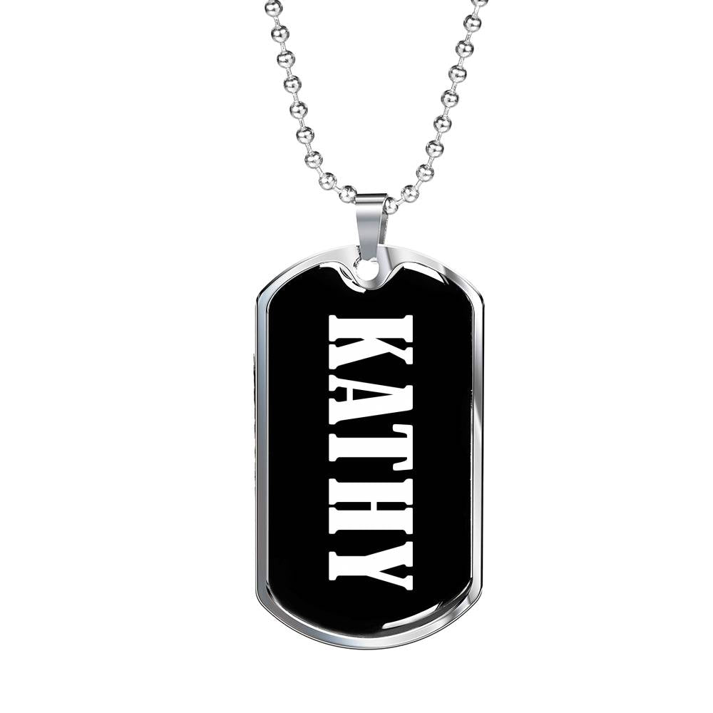 Kathy v02 - Luxury Dog Tag Necklace