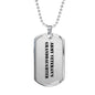 Army Veteran's Granddaughter - Luxury Dog Tag Necklace