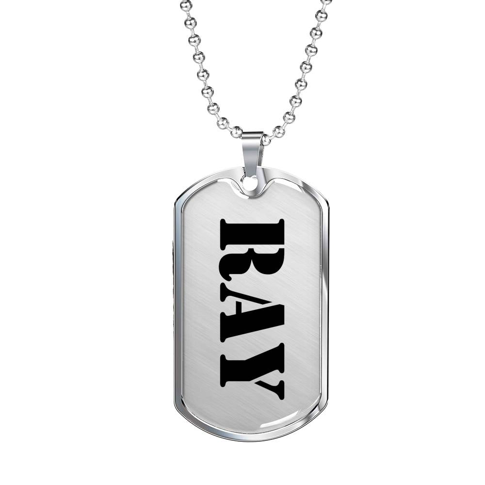 Ray - Luxury Dog Tag Necklace