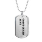 Coast Guard Aunt - Luxury Dog Tag Necklace