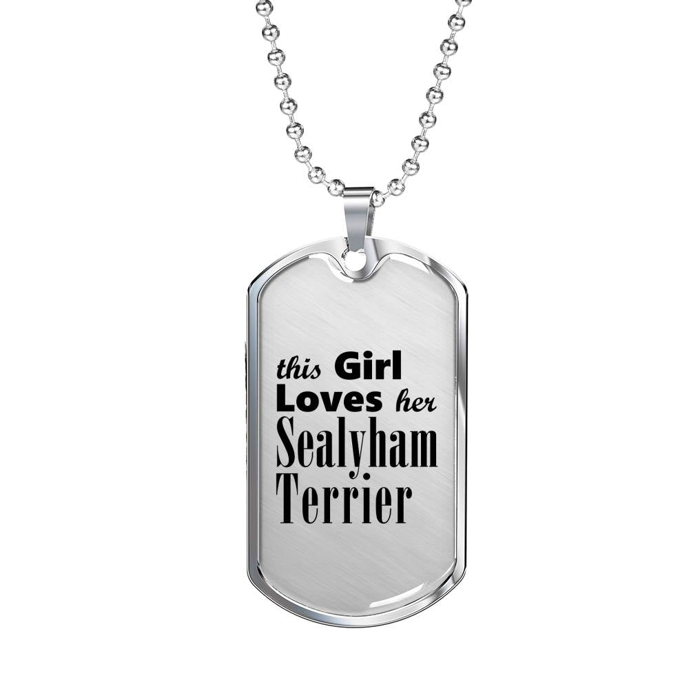 Sealyham Terrier - Luxury Dog Tag Necklace