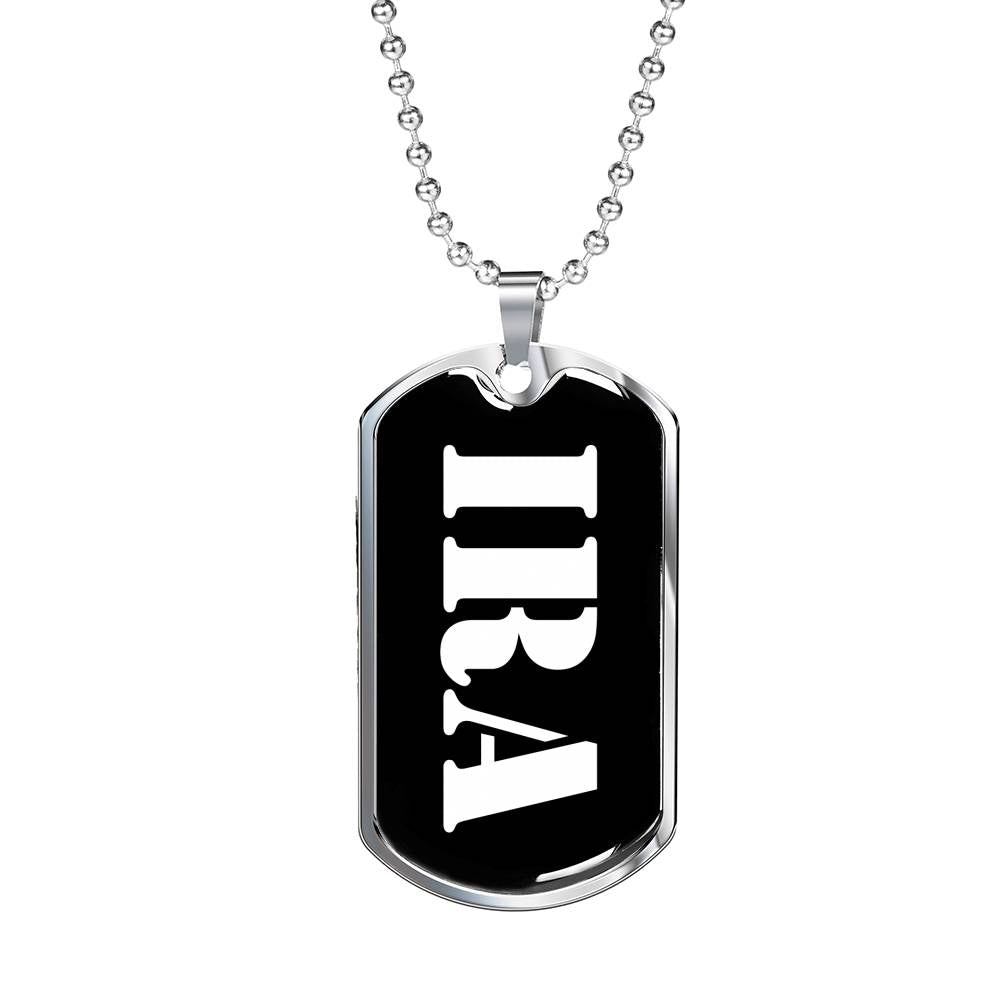 Ira v2 - Luxury Dog Tag Necklace