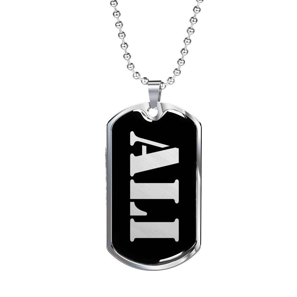 Ali v3 - Luxury Dog Tag Necklace