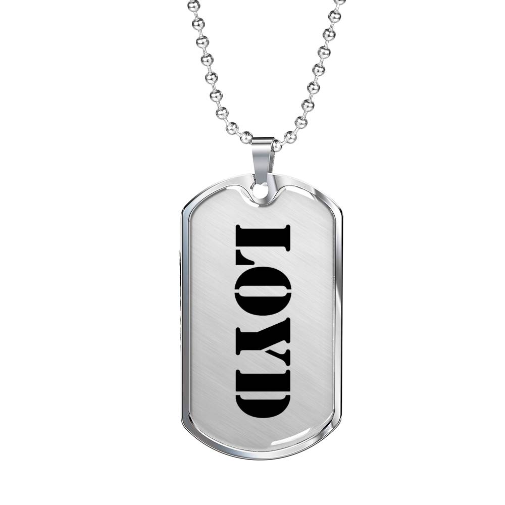 Loyd - Luxury Dog Tag Necklace