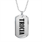 Tricia v01 - Luxury Dog Tag Necklace