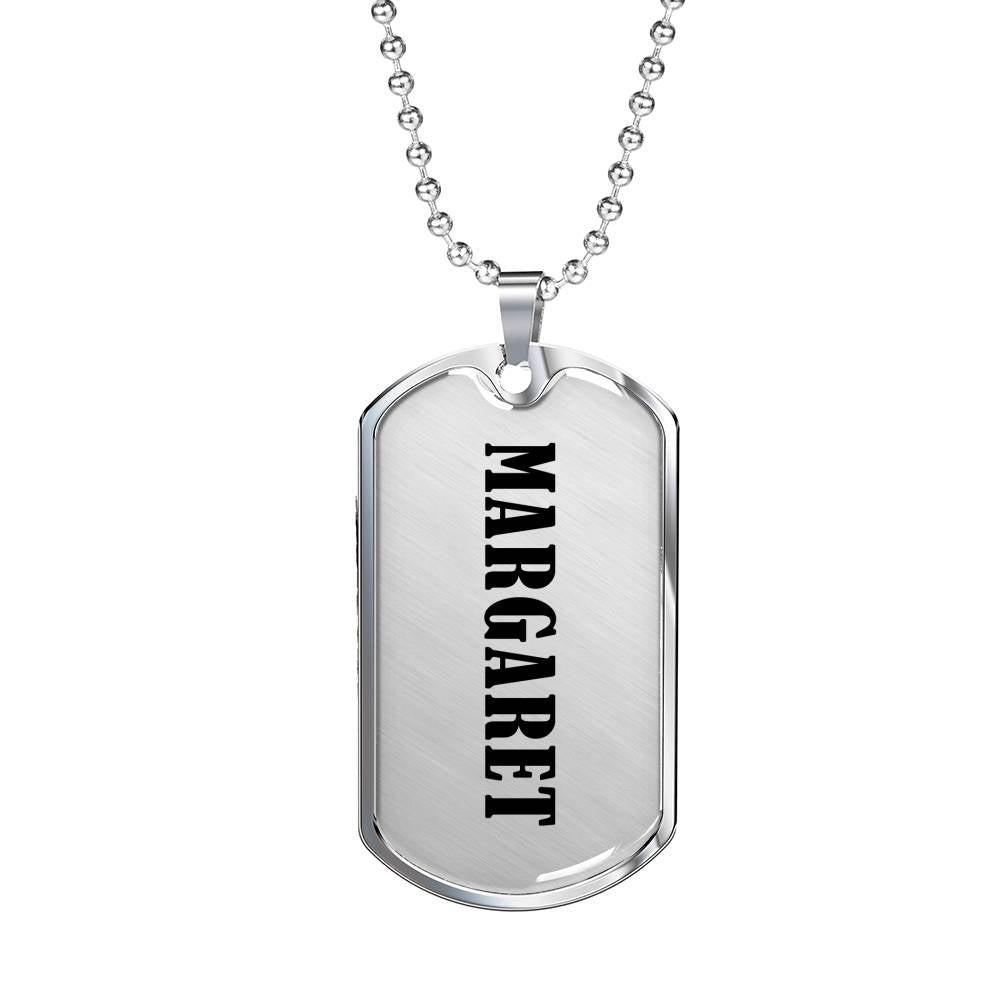 Margaret v01 - Luxury Dog Tag Necklace
