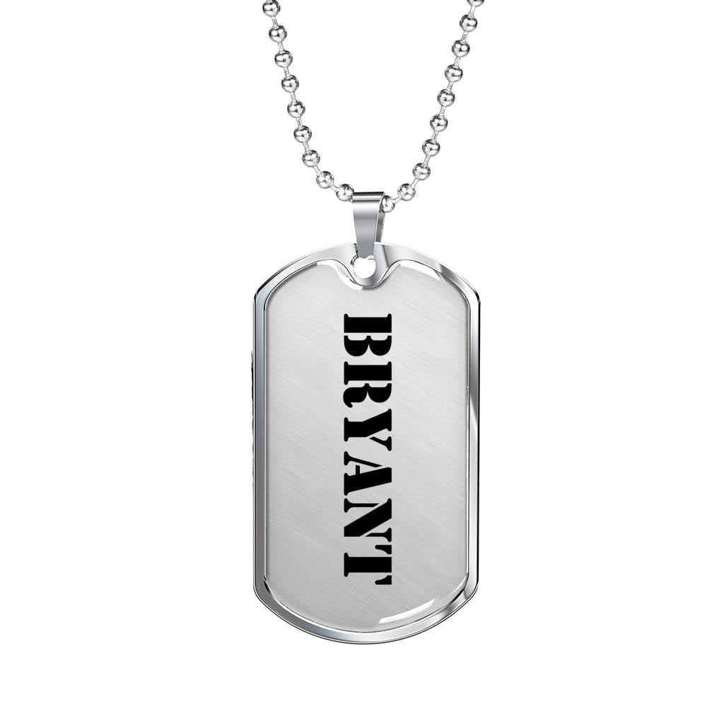 Bryant - Luxury Dog Tag Necklace