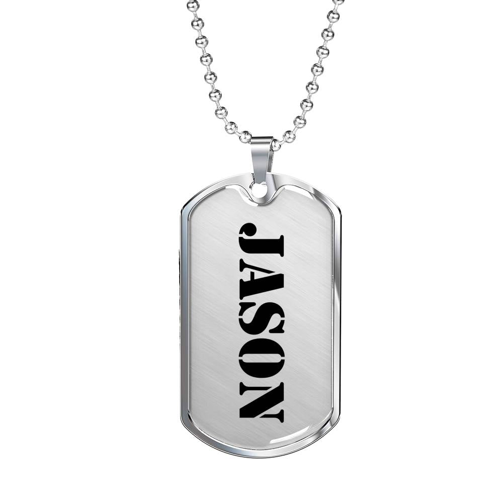 Jason - Luxury Dog Tag Necklace