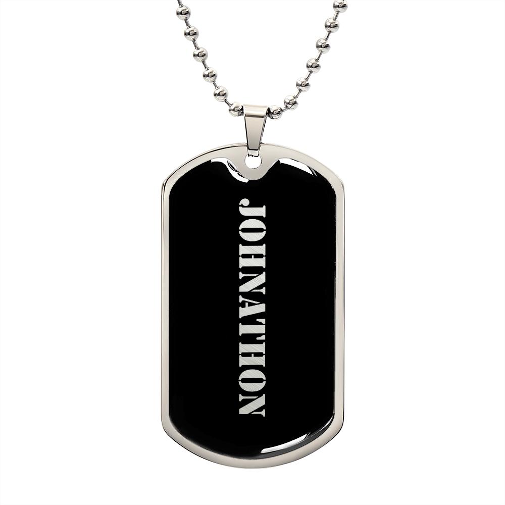 Johnathon v2 - Luxury Dog Tag Necklace