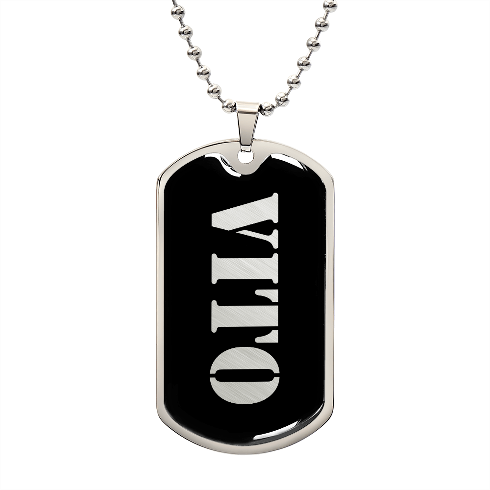 Vito v2 - Luxury Dog Tag Necklace