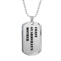 Coast Guardsman's Mother - Luxury Dog Tag Necklace