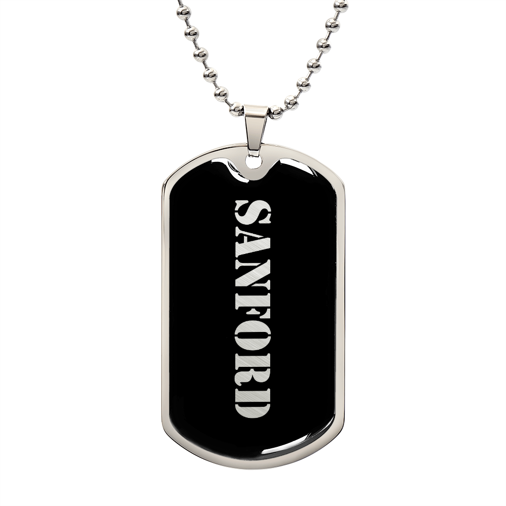 Sanford v2 - Luxury Dog Tag Necklace