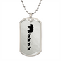 Mama Bear With 4 Cubs - Luxury Dog Tag Necklace