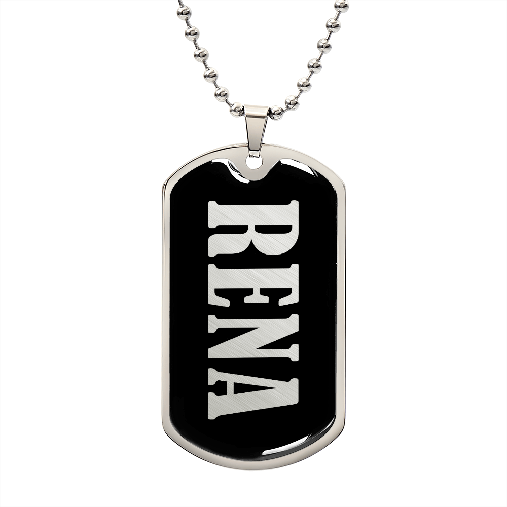 Rena v02 - Luxury Dog Tag Necklace