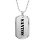 Santos - Luxury Dog Tag Necklace
