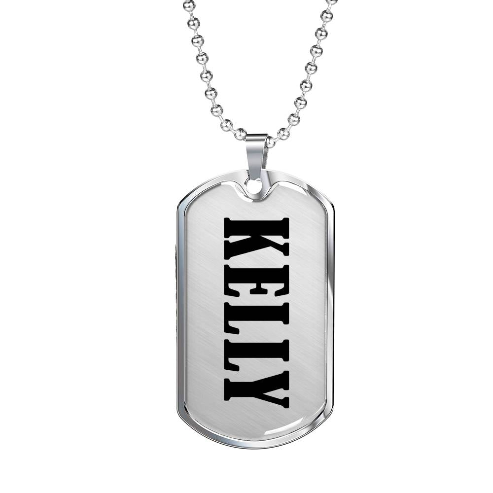 Kelly v01 - Luxury Dog Tag Necklace