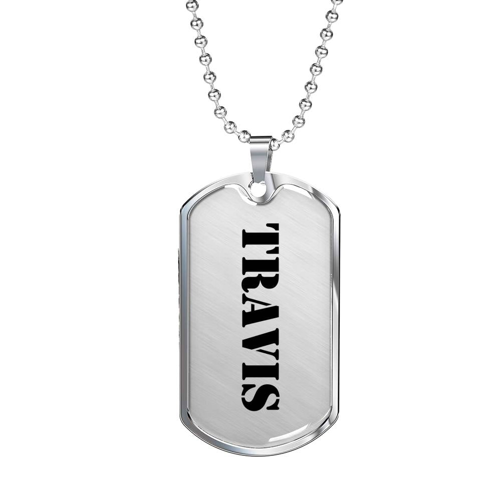 Travis - Luxury Dog Tag Necklace