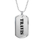 Travis - Luxury Dog Tag Necklace