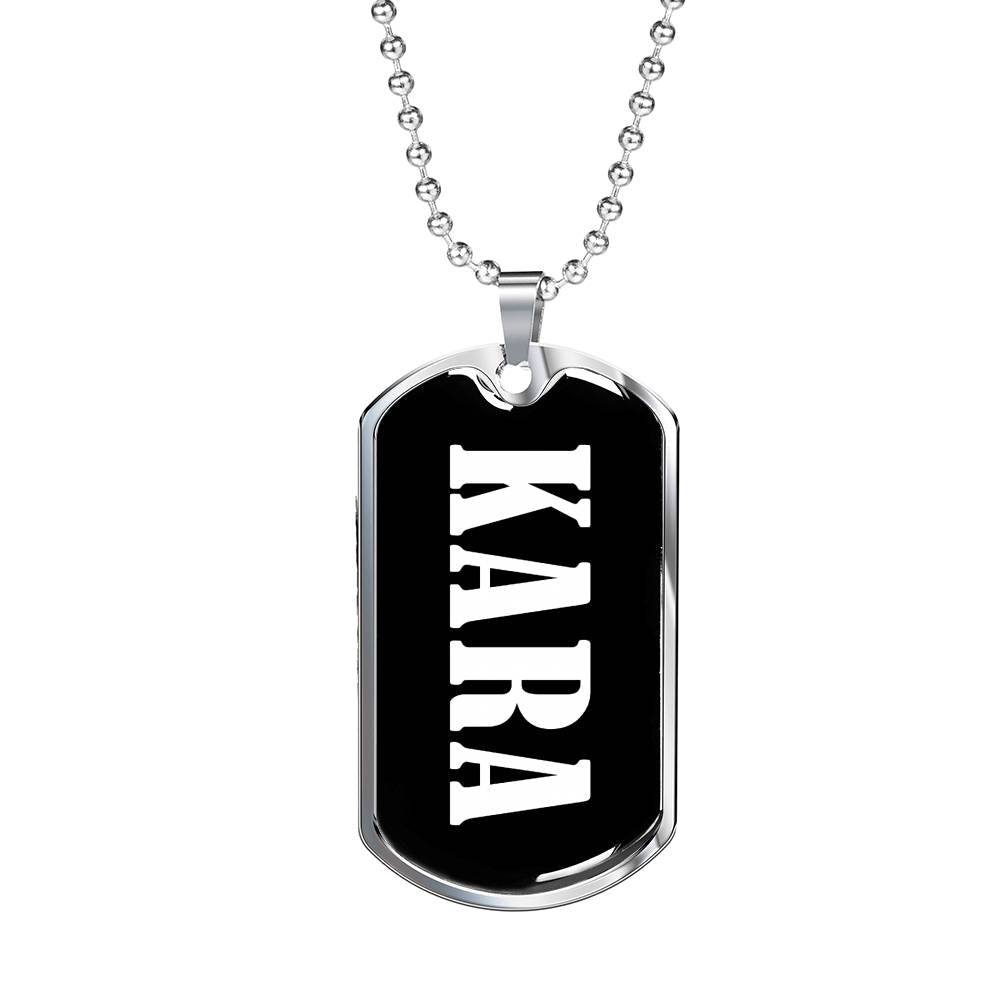 Kara v02 - Luxury Dog Tag Necklace