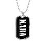Kara v02 - Luxury Dog Tag Necklace