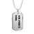 Air Force Girl - Luxury Dog Tag Necklace