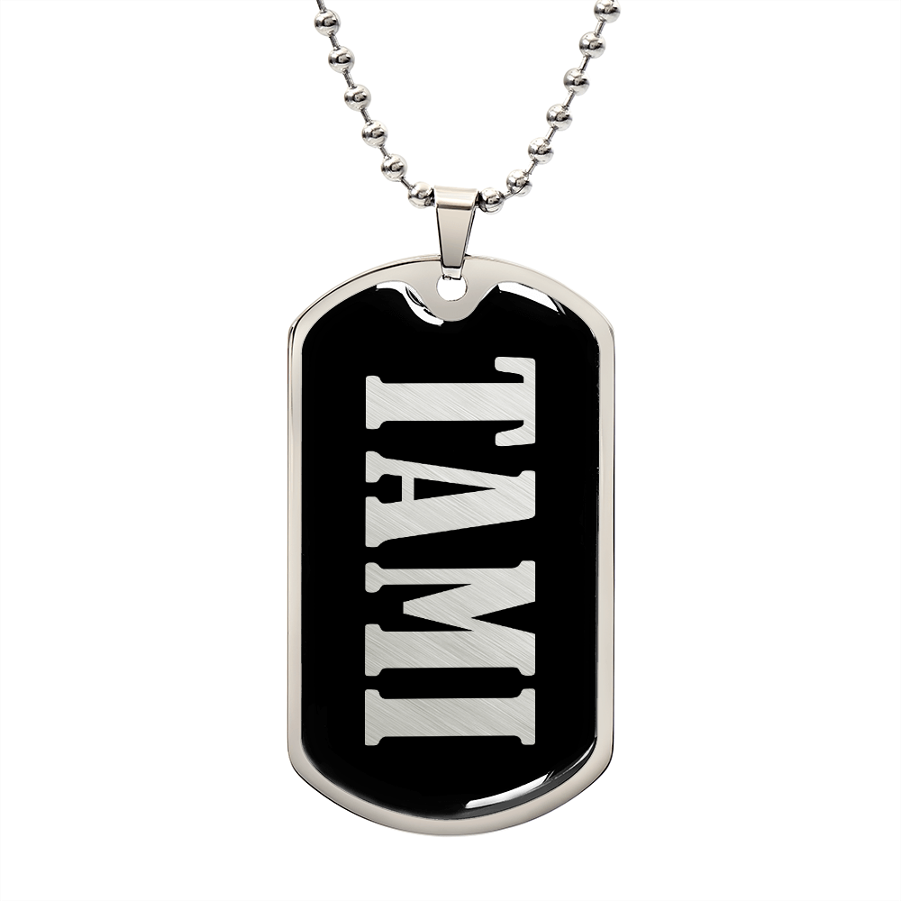 Tami v02 - Luxury Dog Tag Necklace