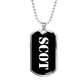 Scot v3 - Luxury Dog Tag Necklace