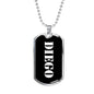 Diego v2 - Luxury Dog Tag Necklace