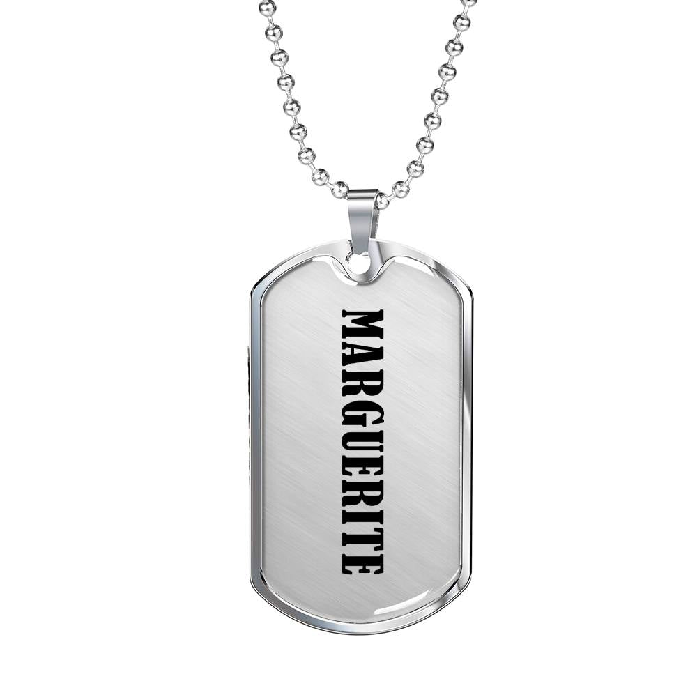 Marguerite v01 - Luxury Dog Tag Necklace