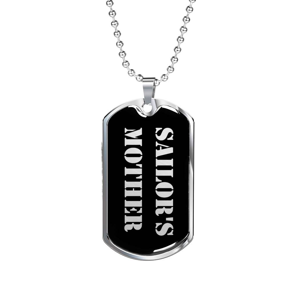 Sailor's Mother v2 - Luxury Dog Tag Necklace