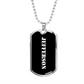 Jefferson v3 - Luxury Dog Tag Necklace