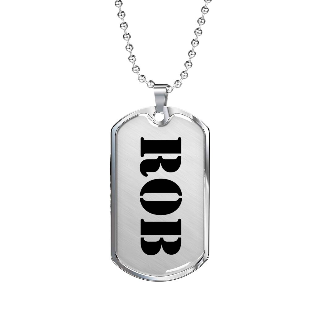 Rob - Luxury Dog Tag Necklace